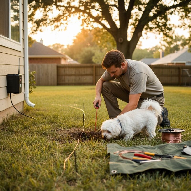 Pet Fence Installation