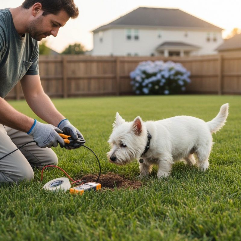 Pet Fence Installation
