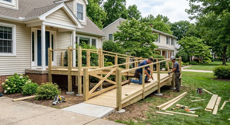 Handicap Ramp Installation in Wilmington, NC