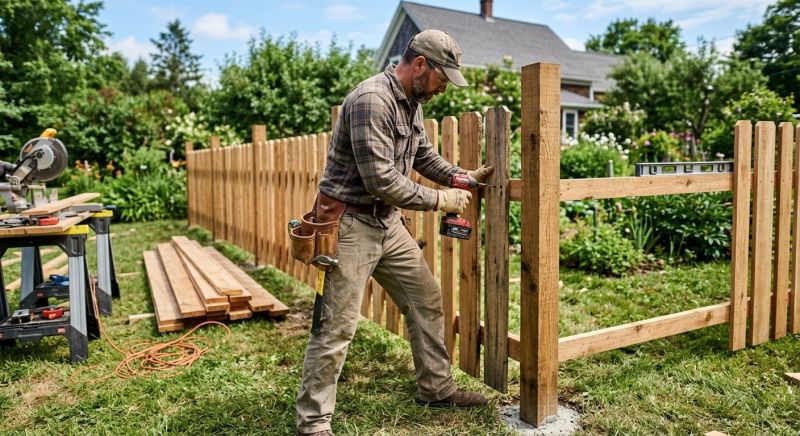 Wood Fence Construction in Sacramento, CA